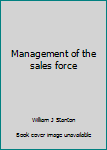 Hardcover Management of the sales force Book