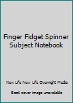 Paperback Finger Fidget Spinner Subject Notebook Book