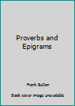 Hardcover Proverbs and Epigrams Book