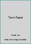 Hardcover Term Paper Book