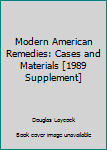 Paperback Modern American Remedies: Cases and Materials [1989 Supplement] Book