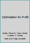 Paperback Optimization for Profit Book