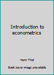 Hardcover Introduction to econometrics Book