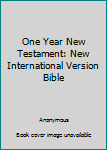Paperback One Year New Testament: New International Version Bible Book