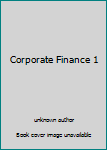 Unknown Binding Corporate Finance 1 Book