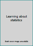 Paperback Learning about statistics Book