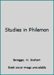 Hardcover Studies in Philemon Book