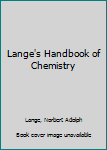 Hardcover Lange's Handbook of Chemistry Book