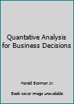 Unknown Binding Quantative Analysis for Business Decisions Book