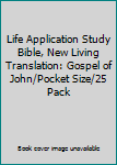 Hardcover Life Application Study Bible, New Living Translation: Gospel of John/Pocket Size/25 Pack Book