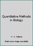 Paperback Quantitative Methods in Biology Book