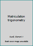 Hardcover Matriculation trigonometry Book