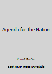 Unknown Binding Agenda for the Nation Book