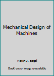 Hardcover Mechanical Design of Machines Book