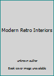 Paperback Modern Retro Interiors Book