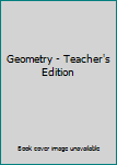 Hardcover Geometry - Teacher's Edition Book