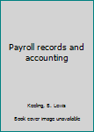 Unknown Binding Payroll records and accounting Book