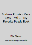 Paperback Sudoku Puzzle - Very Easy - Vol 3 - My Favorite Puzzle Book