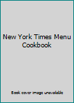 Hardcover New York Times Menu Cookbook Book