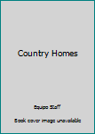 Hardcover Country Homes Book