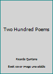 Hardcover Two Hundred Poems Book