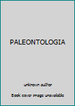Unknown Binding PALEONTOLOGIA Book