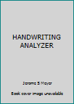 Unknown Binding HANDWRITING ANALYZER Book