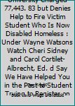 Paperback Chicago State University Charged 77,443. 83 but Denies Help to Fire Victim Student Who Is Now Disabled Homeless : Under Wayne Watsons Watch Cheri Sidney and Carol Cortilet-Albrecht, Ed. d Say We Have Helped You in the Past to Student Trying to Register on Book
