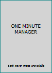 Hardcover ONE MINUTE MANAGER Book