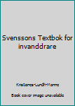 Unknown Binding Svenssons Textbok for invanddrare Book