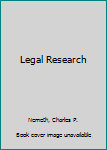 Hardcover Legal Research Book