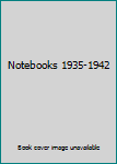 Hardcover Notebooks 1935-1942 Book