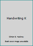 Paperback Handwriting K Book