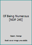 Unknown Binding Of Being Numerous [NDP 245] Book