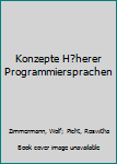 Paperback Konzepte H?herer Programmiersprachen [German] Book