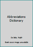 Hardcover Abbreviations Dictionary Book