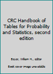 Hardcover CRC Handbook of Tables for Probability and Statistics, second edition Book