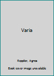 Hardcover Varia Book