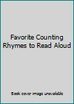 Hardcover Favorite Counting Rhymes to Read Aloud Book