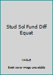 Paperback Stud Sol Fund Diff Equat Book