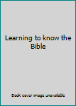 Unknown Binding Learning to know the Bible Book