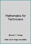 Hardcover Mathematics for Technicians Book