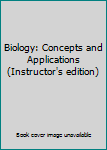 Paperback Biology: Concepts and Applications (Instructor's edition) Book
