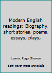 Hardcover Modern English readings: Biography, short stories, poems, essays, plays, Book