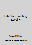 Paperback Edit Your Writing Level H Book