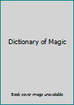 Hardcover Dictionary of Magic Book