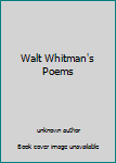 Unknown Binding Walt Whitman's Poems Book