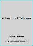 Hardcover PG and E of California Book