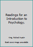 Hardcover Readings for an Introduction to Psychology, Book