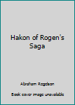Hardcover Hakon of Rogen's Saga Book